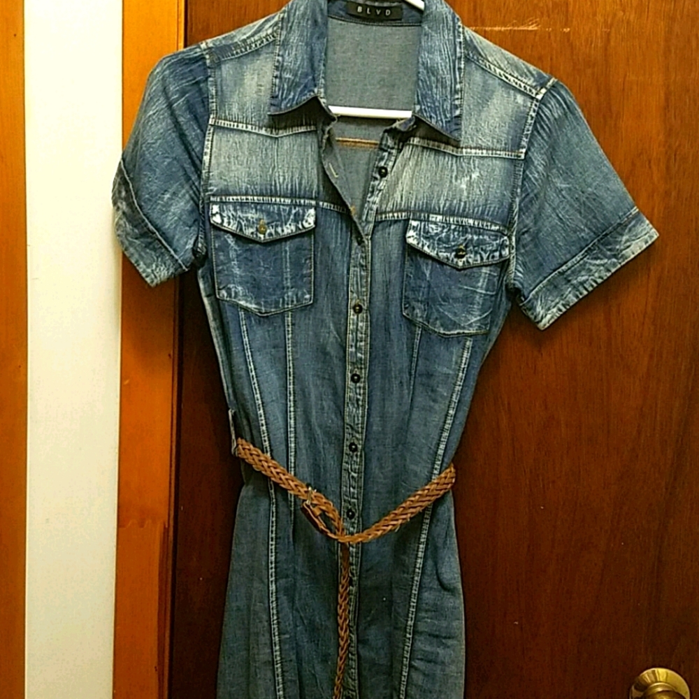 Denim dress